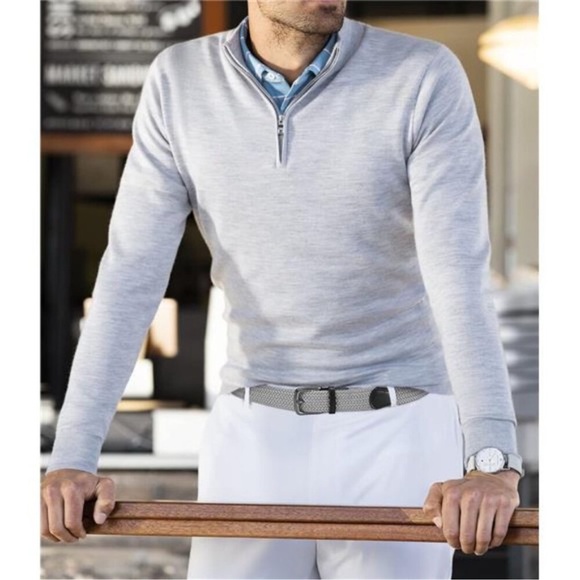 Mens belt - Braided Stretch Golf Belt for Men 1 3/8"- Gift for Golf Pants Casual - Picture 2 of 6